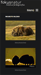 Mobile Screenshot of fokusnatur.de