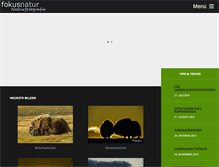 Tablet Screenshot of fokusnatur.de